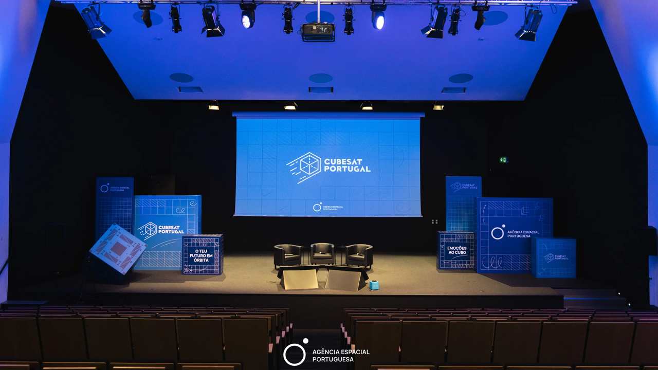 Conference room of Cubesat talk